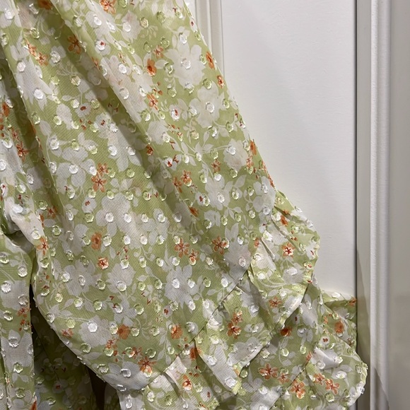 Cato boHo top pastel green size large - Picture 6 of 15